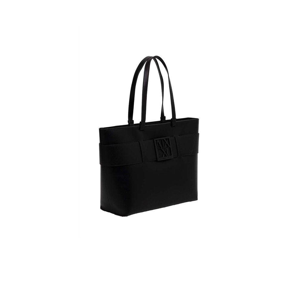 Armani Exchange Black Polyethylene Handbag - Arichezz.store