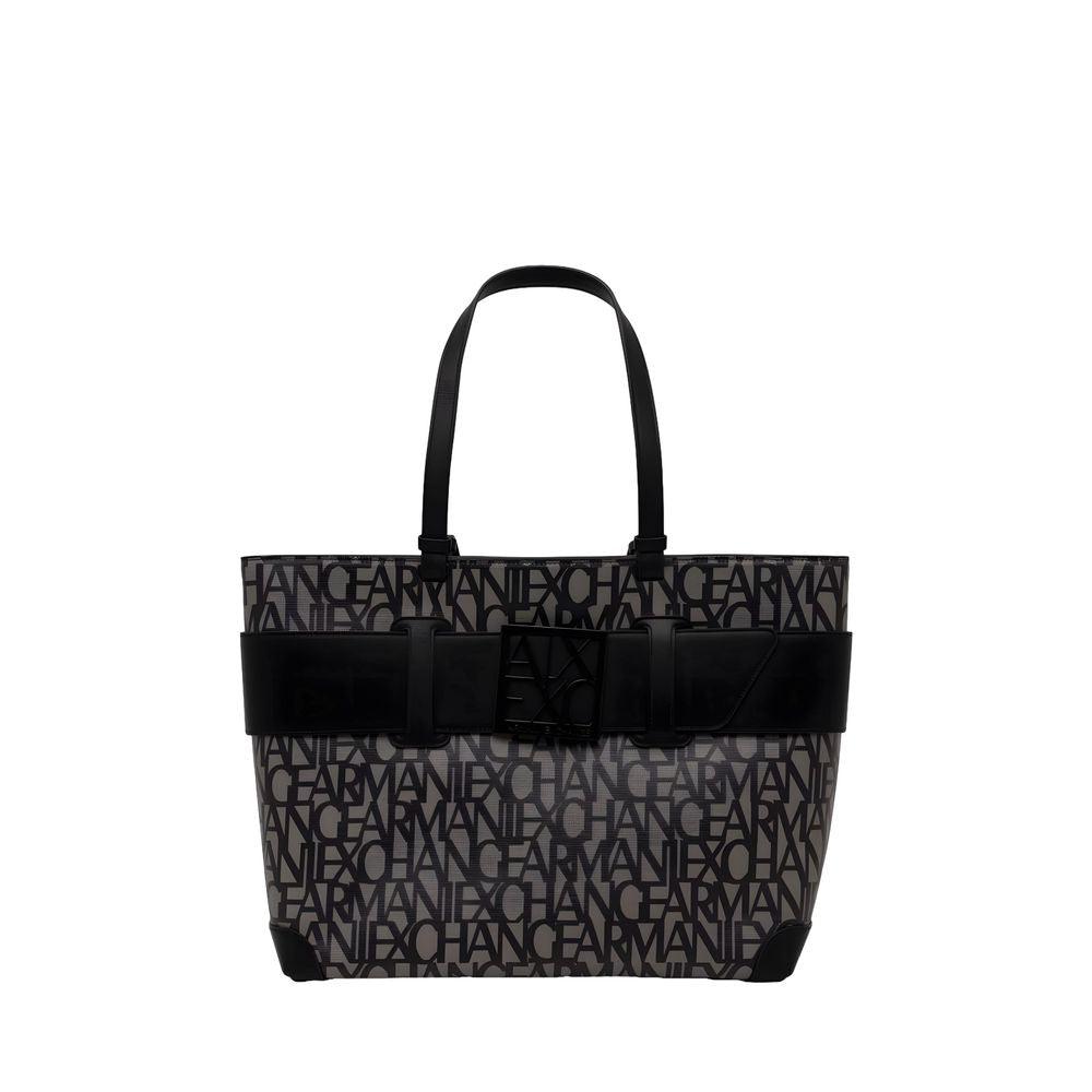 Armani Exchange Black Polyethylene Handbag - Arichezz.store