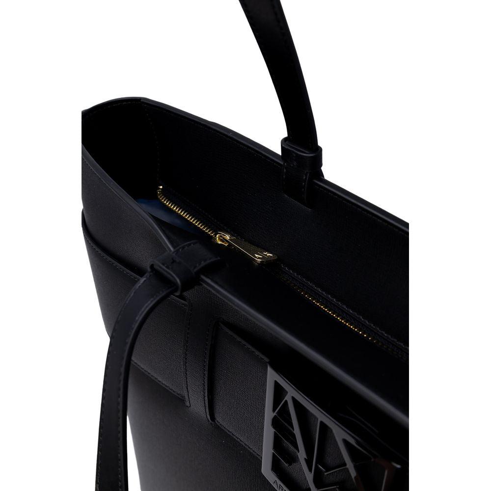 Armani Exchange Black Polyethylene Handbag - Arichezz.store