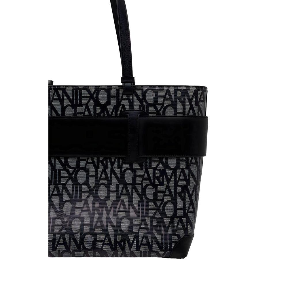 Armani Exchange Black Polyethylene Handbag - Arichezz.store