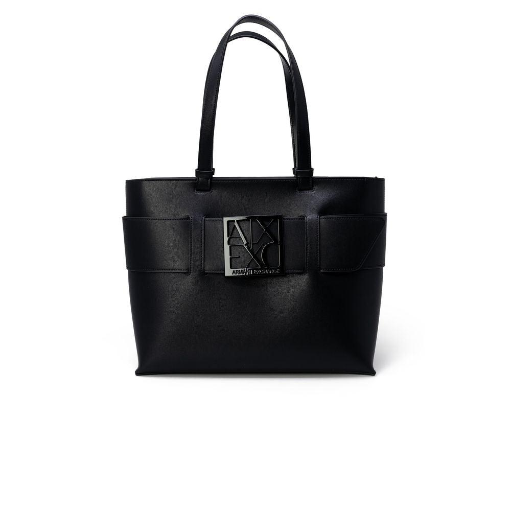 Armani Exchange Black Polyethylene Handbag - Arichezz.store