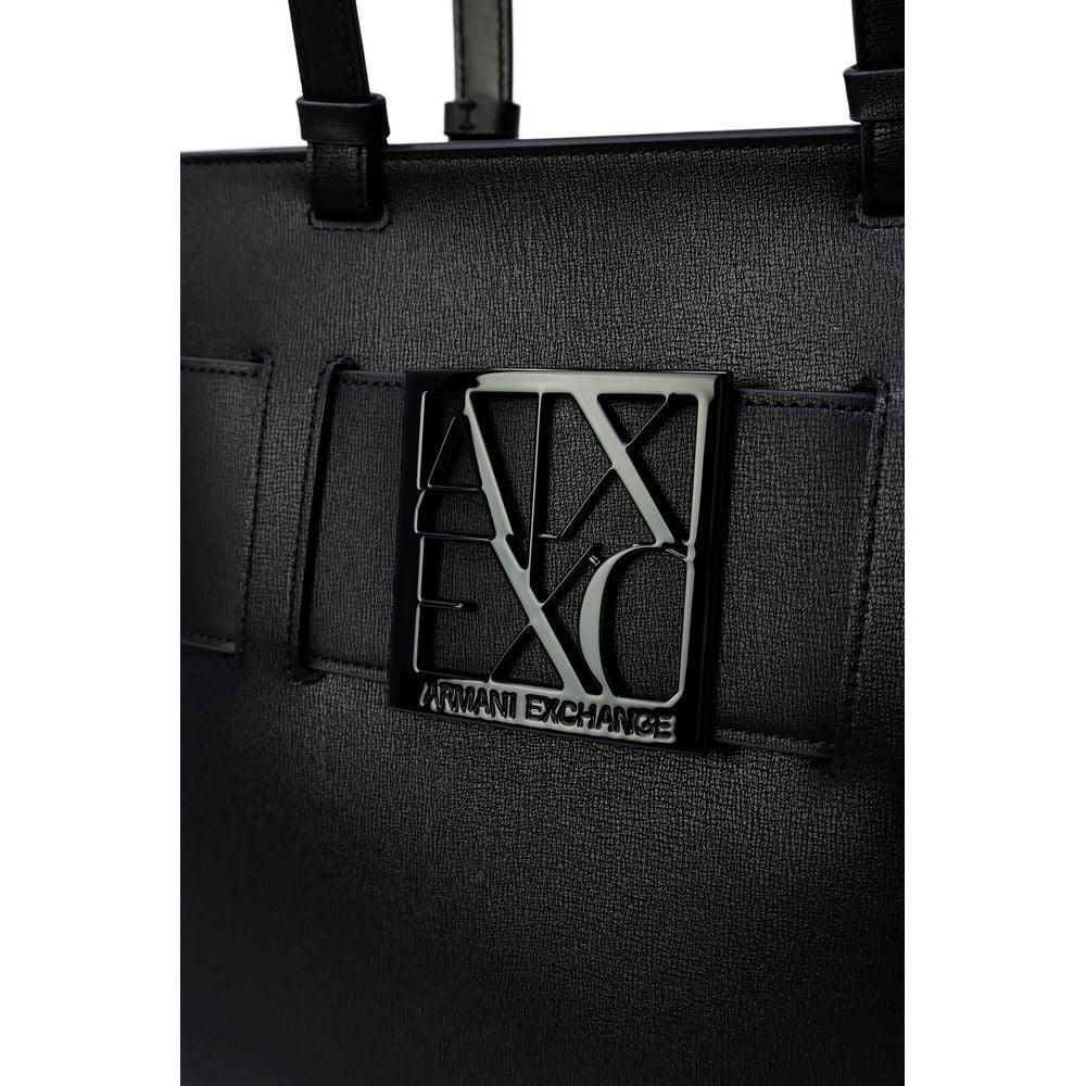 Armani Exchange Black Polyethylene Handbag - Arichezz.store