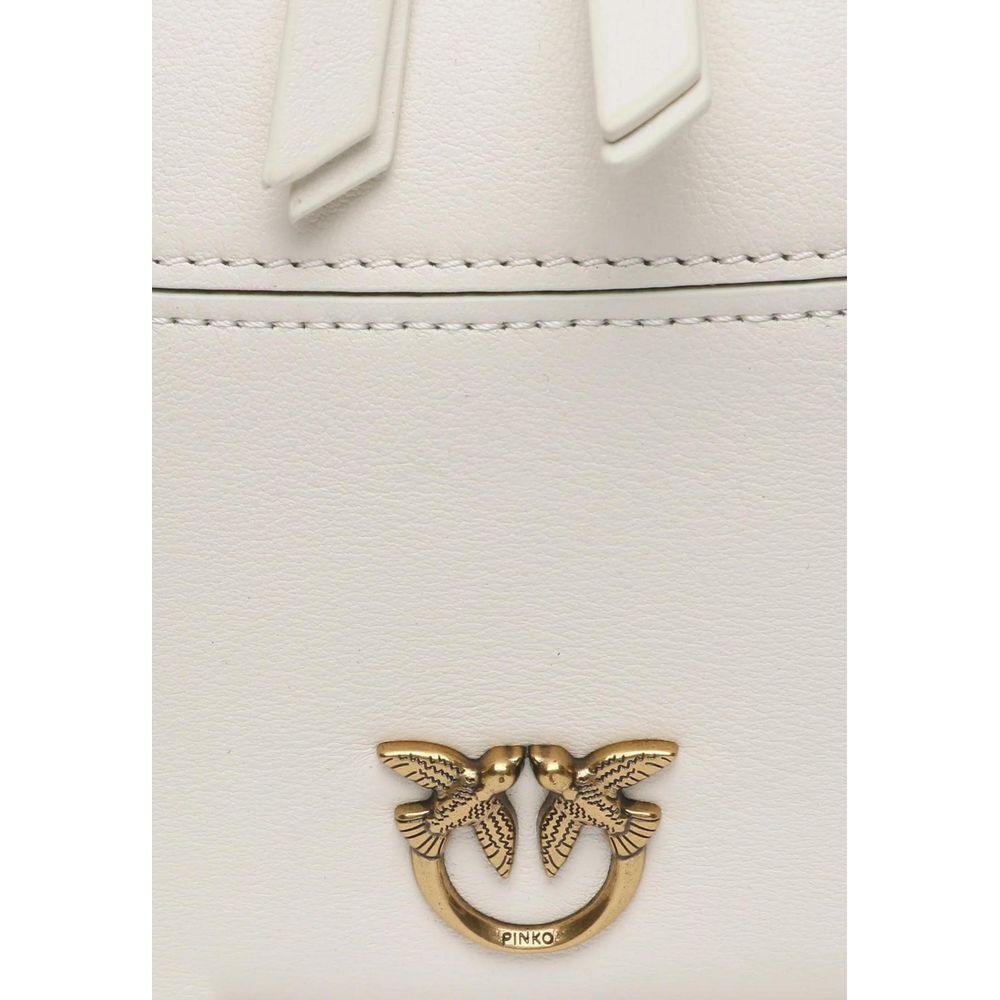 PINKO White Leather Handbag - Arichezz.store