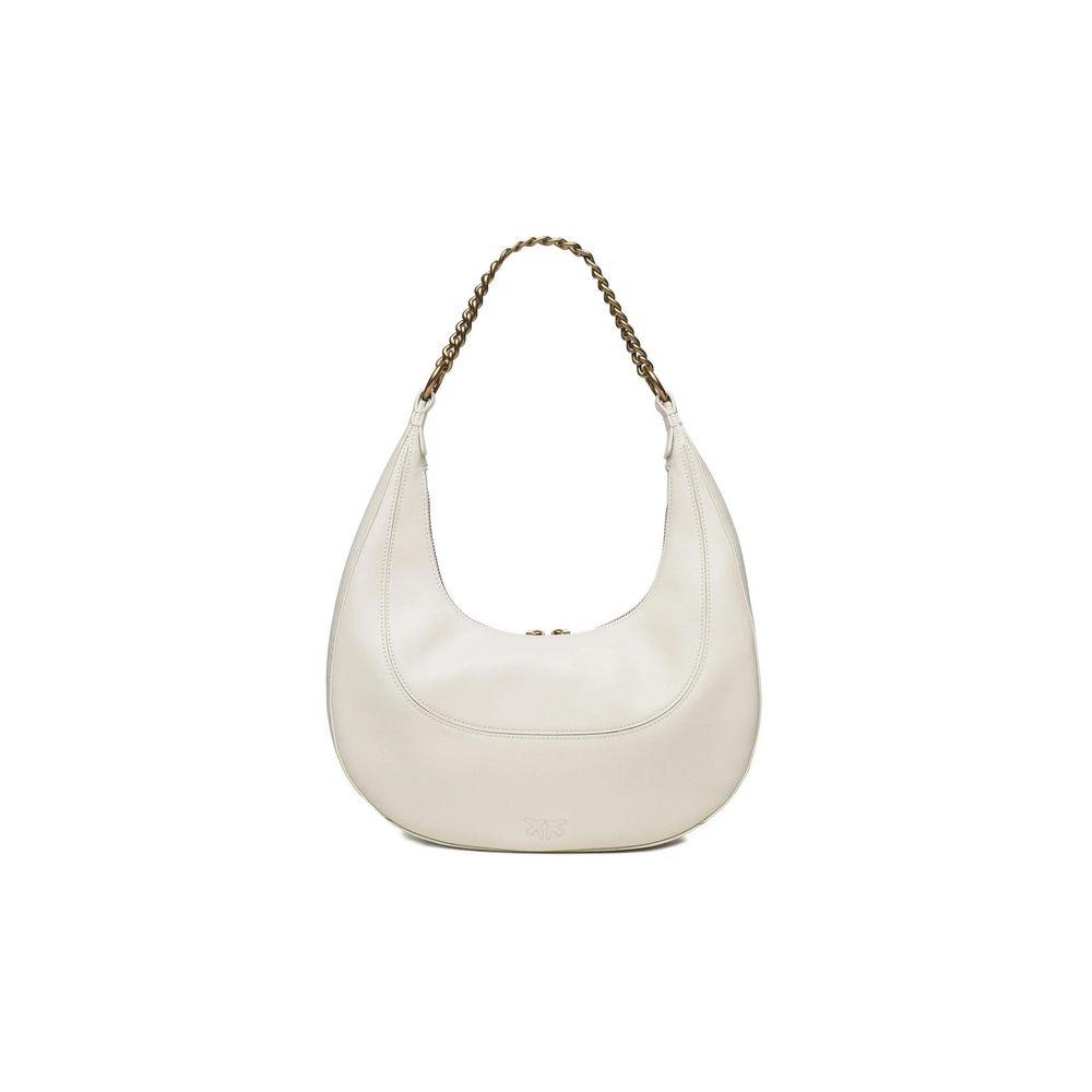 PINKO White Leather Handbag - Arichezz.store