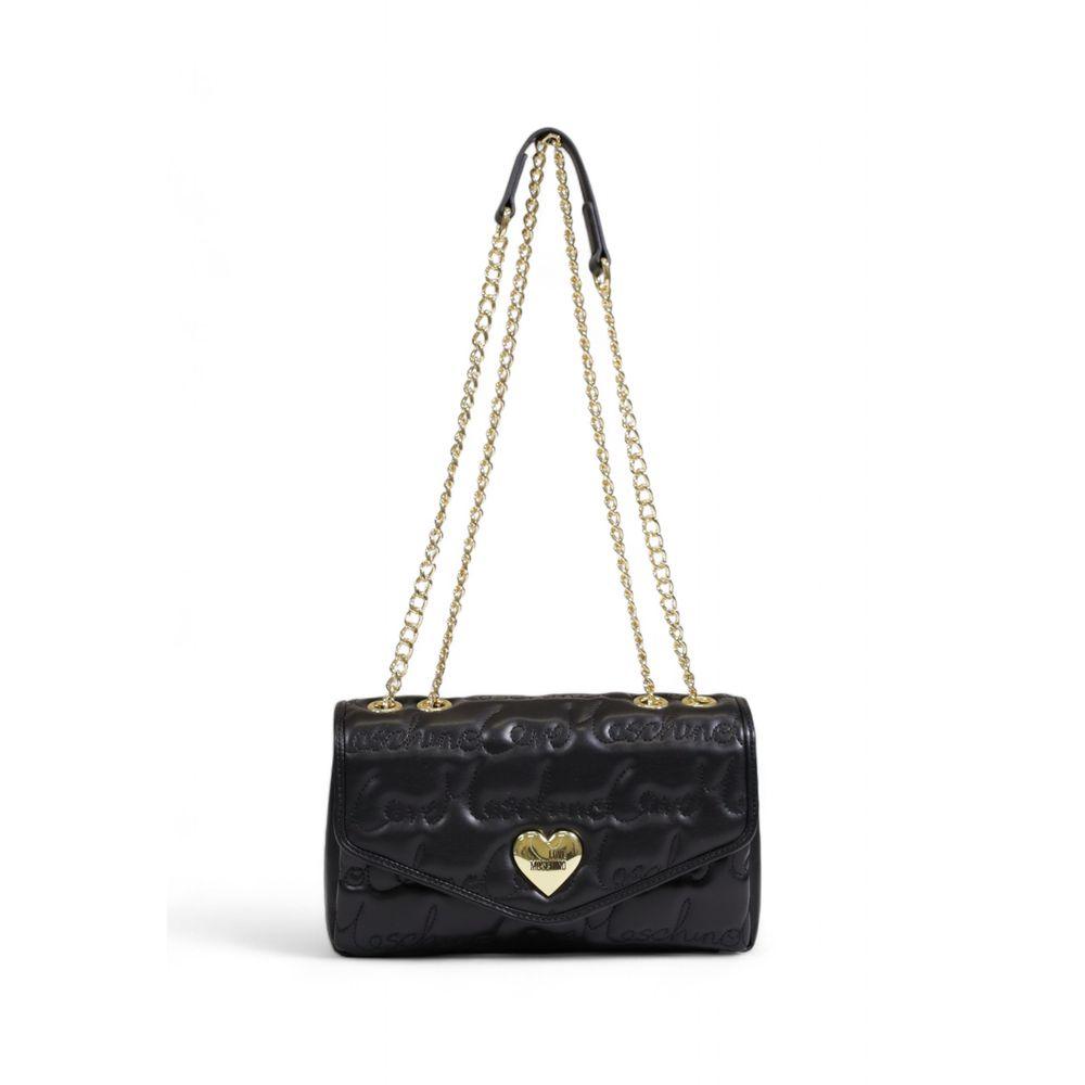 Love Moschino Black Polyethylene Handbag - Arichezz.store