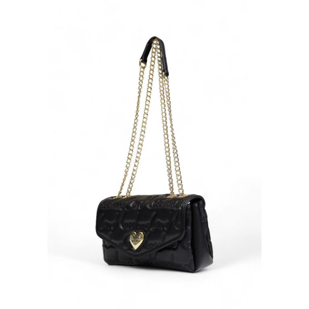 Love Moschino Black Polyethylene Handbag - Arichezz.store