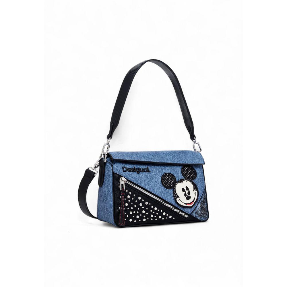 Desigual Blue Polyethylene Handbag - Arichezz.store