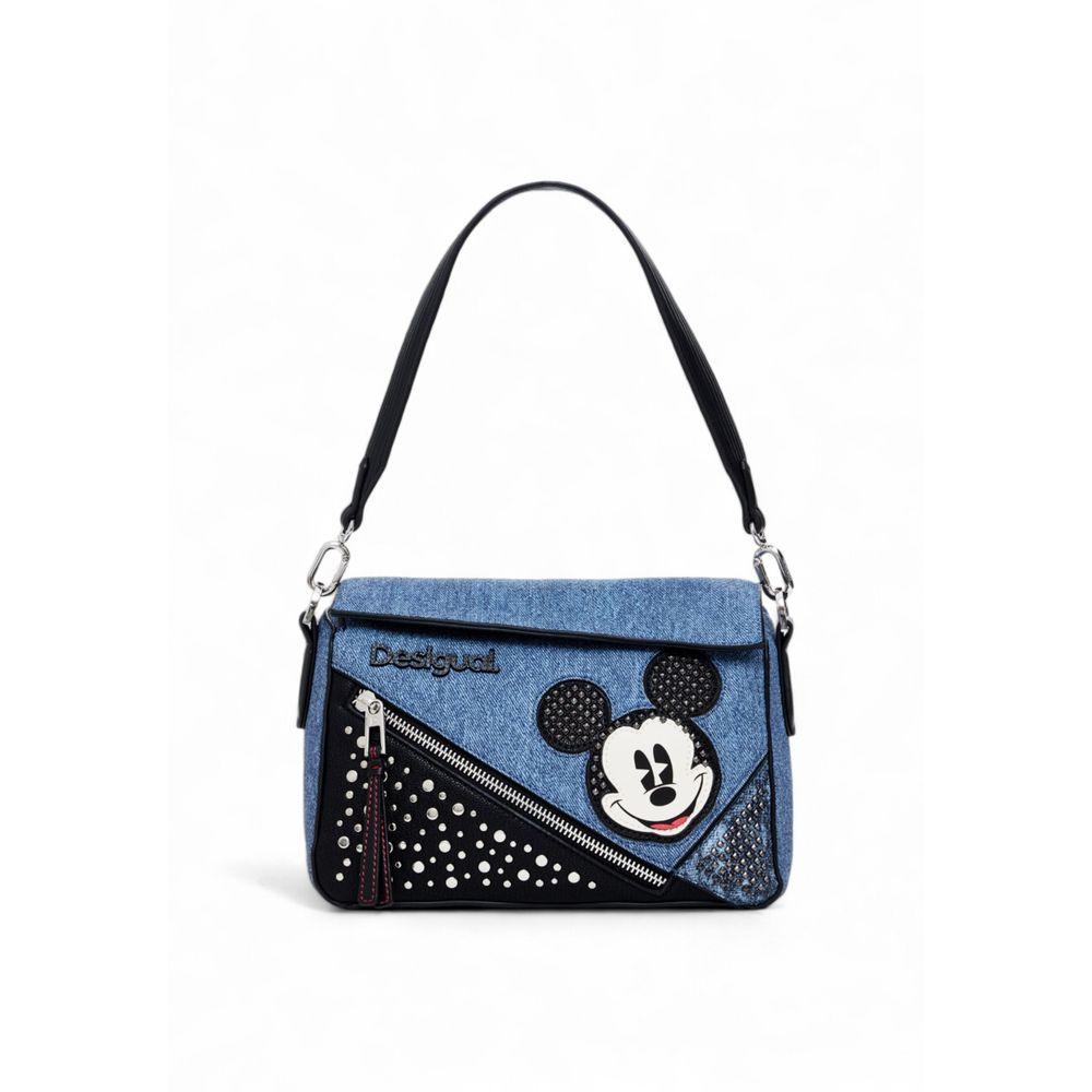 Desigual Blue Polyethylene Handbag - Arichezz.store