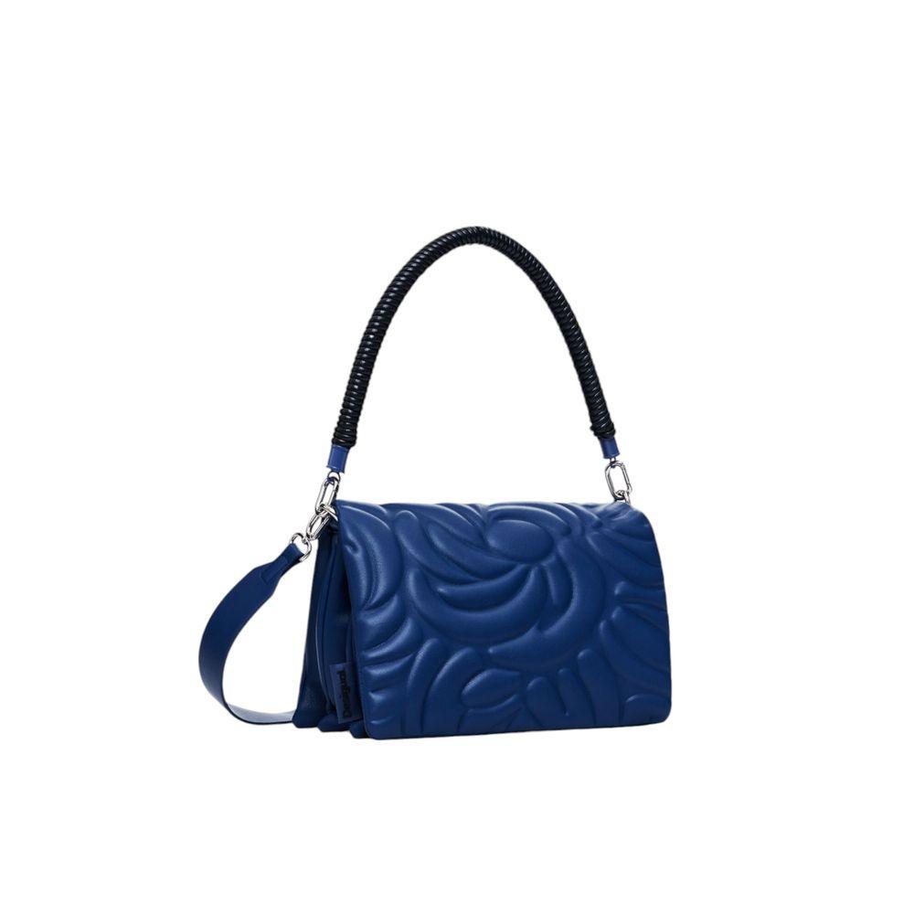 Desigual Blue Polyethylene Handbag - Arichezz.store