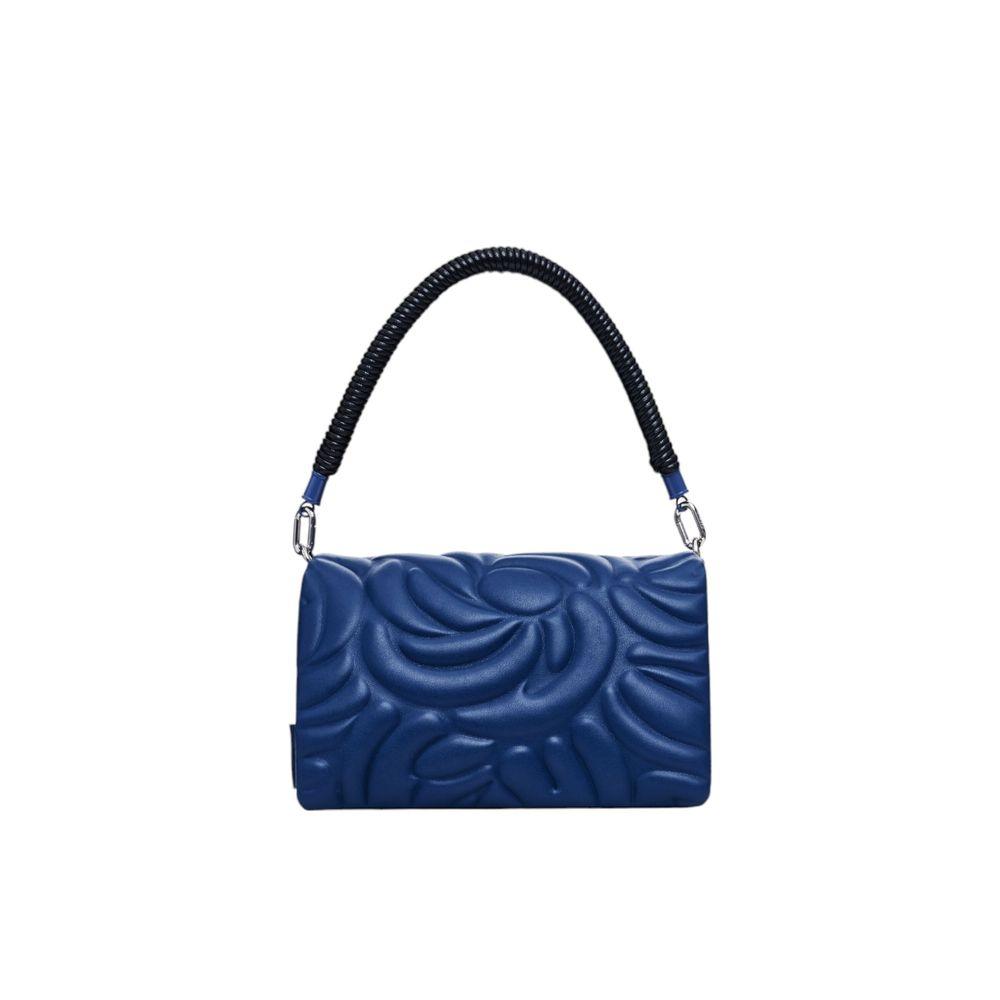 Desigual Blue Polyethylene Handbag - Arichezz.store