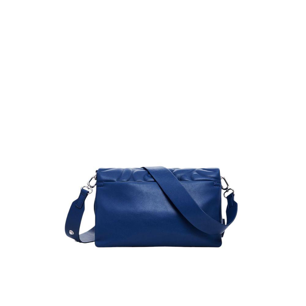 Desigual Blue Polyethylene Handbag - Arichezz.store