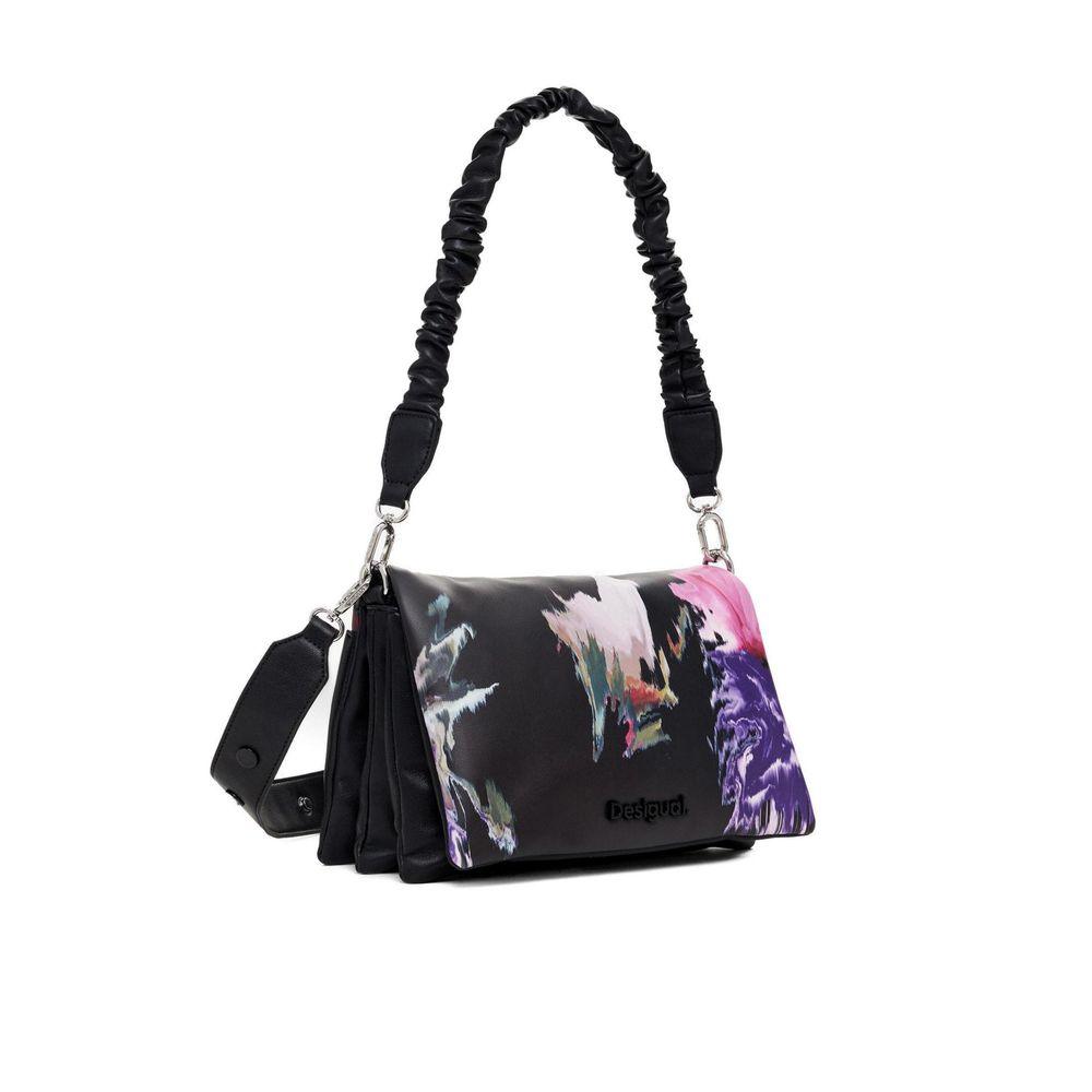 Desigual Black Polyethylene Handbag - Arichezz.store