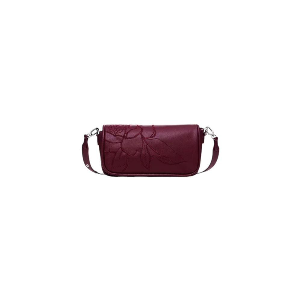 Desigual Bordeaux Polyethylene Handbag - Arichezz.store