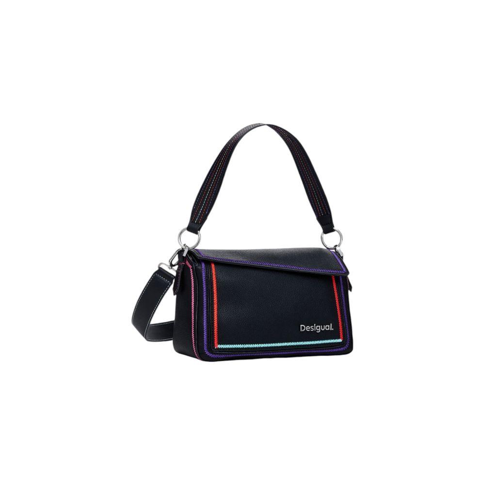 Desigual Black Polyethylene Handbag - Arichezz.store