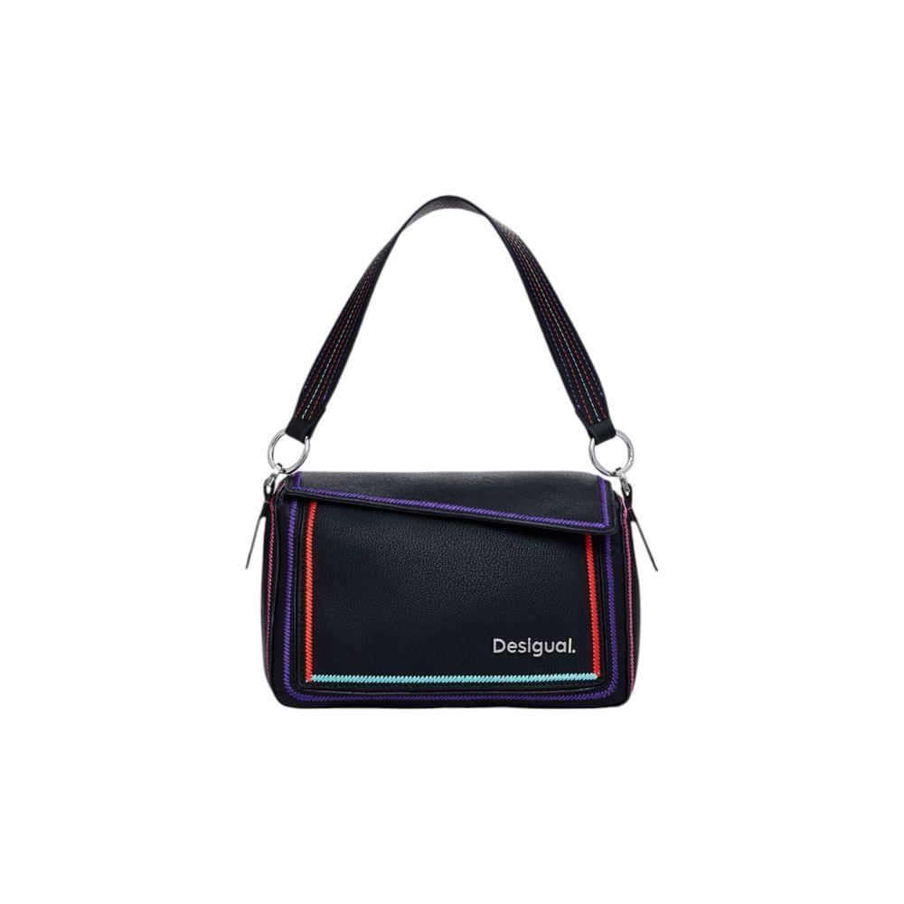 Desigual Black Polyethylene Handbag - Arichezz.store