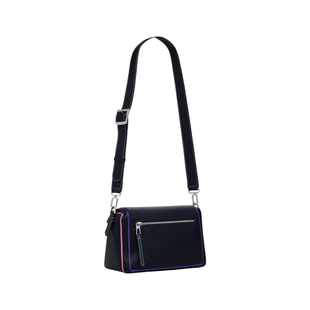 Desigual Black Polyethylene Handbag - Arichezz.store