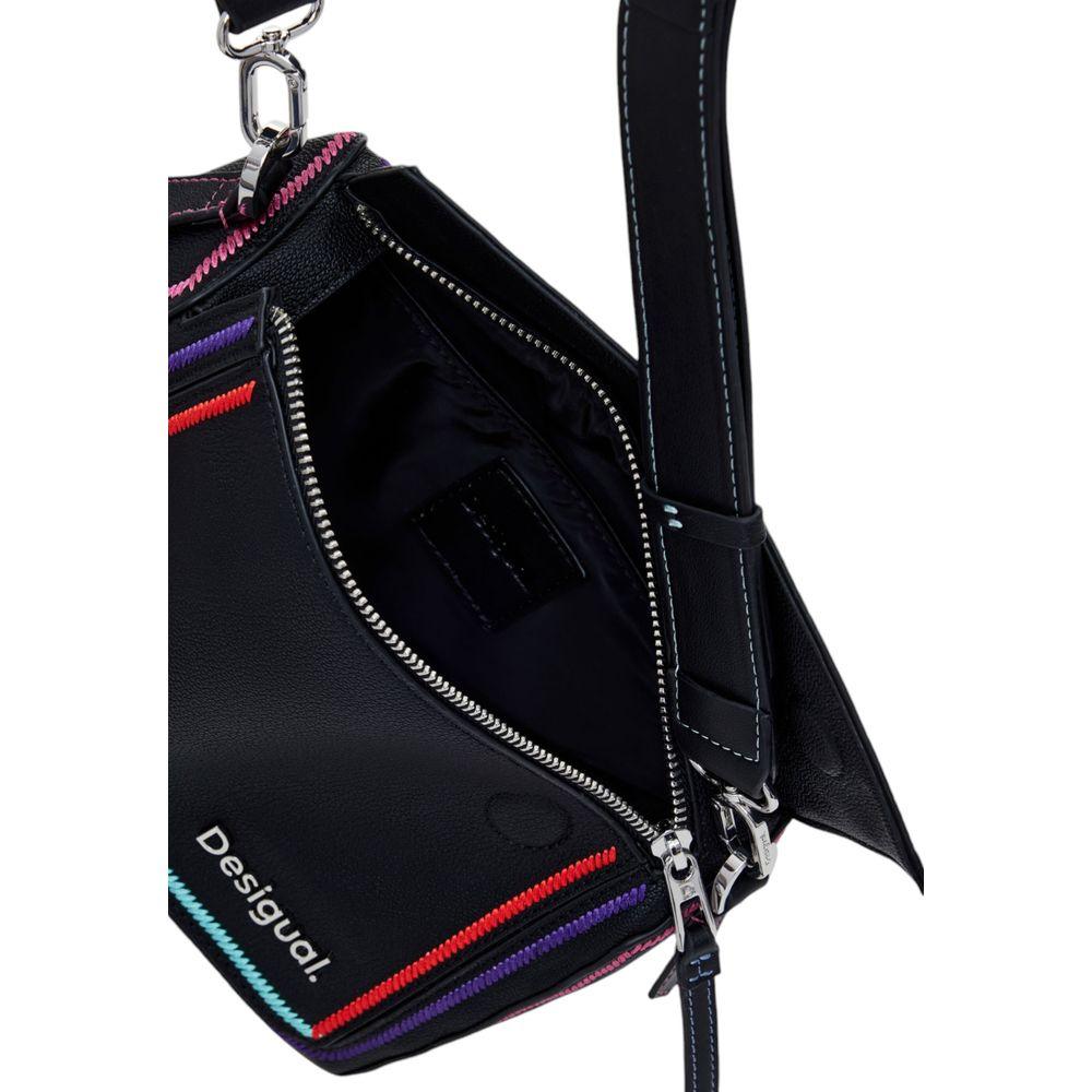 Desigual Black Polyethylene Handbag - Arichezz.store