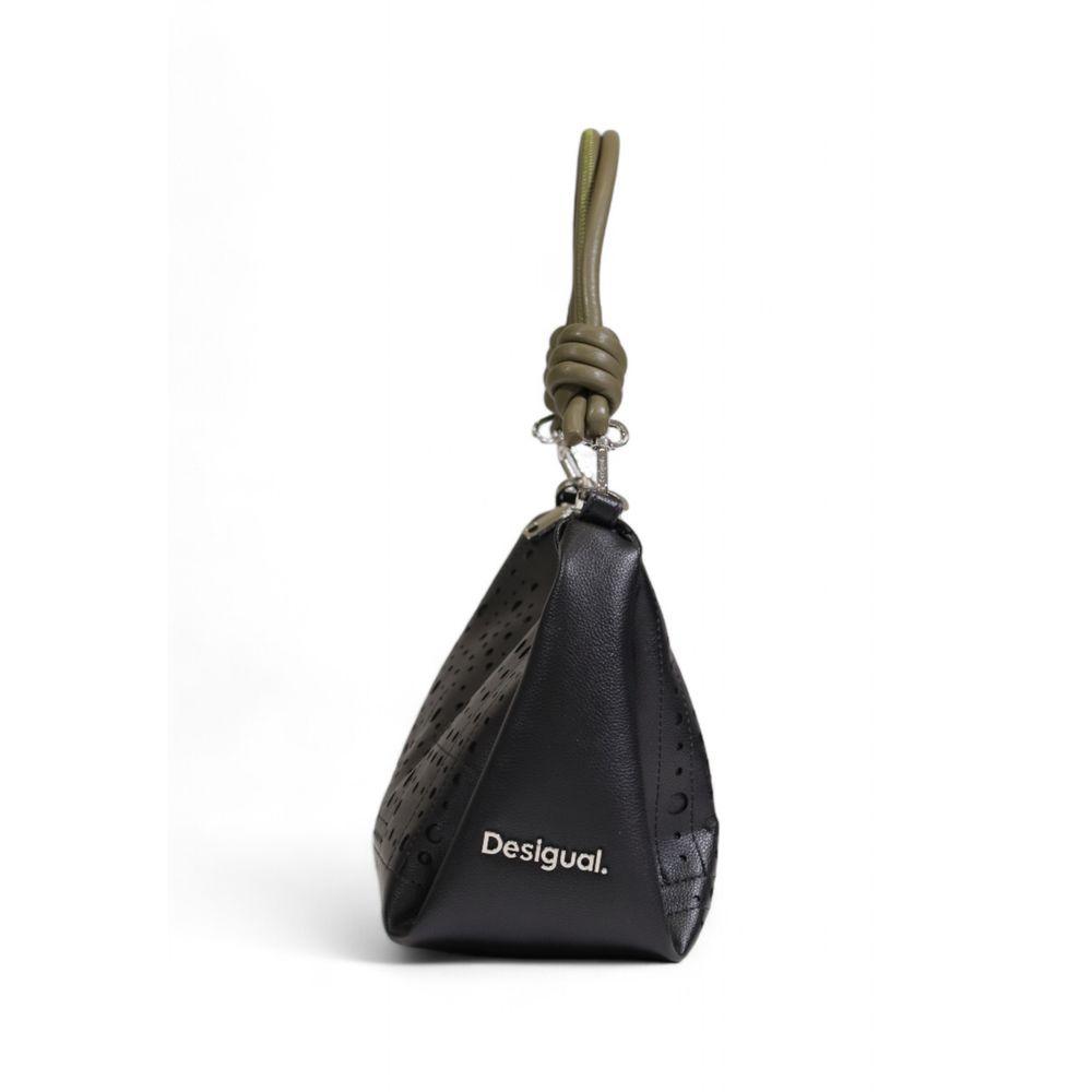 Desigual Black Polyethylene Handbag - Arichezz.store