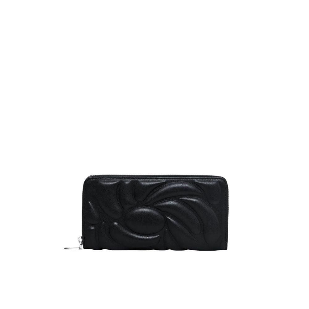 Desigual Black Polyethylene Wallet - Arichezz.store