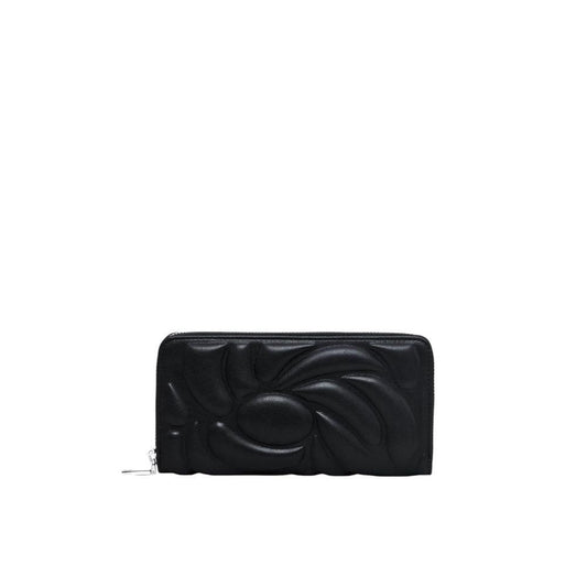 Desigual Black Polyethylene Wallet - Arichezz.store