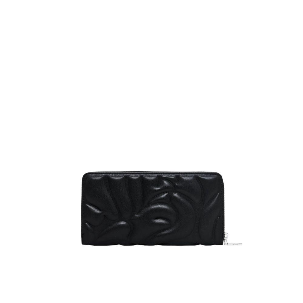 Desigual Black Polyethylene Wallet - Arichezz.store