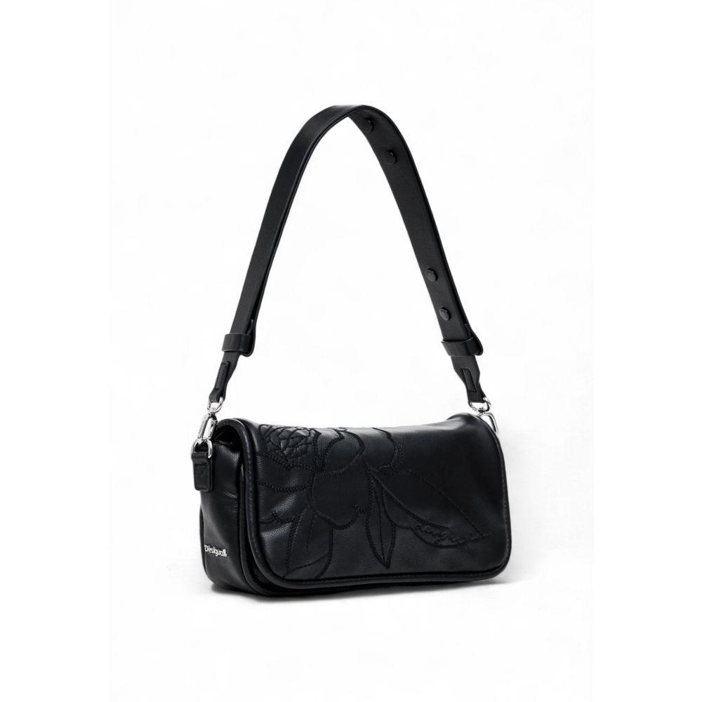 Desigual Black Polyethylene Handbag - Arichezz.store