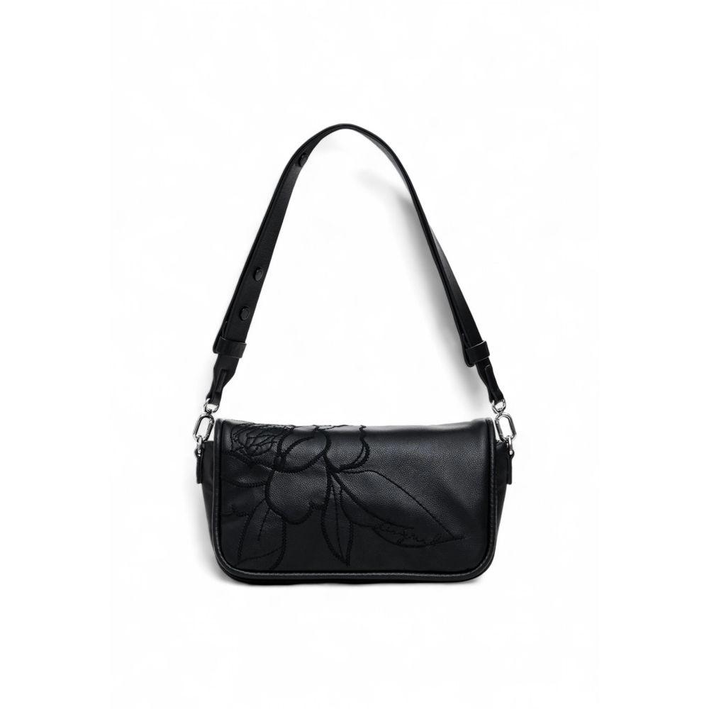 Desigual Black Polyethylene Handbag - Arichezz.store