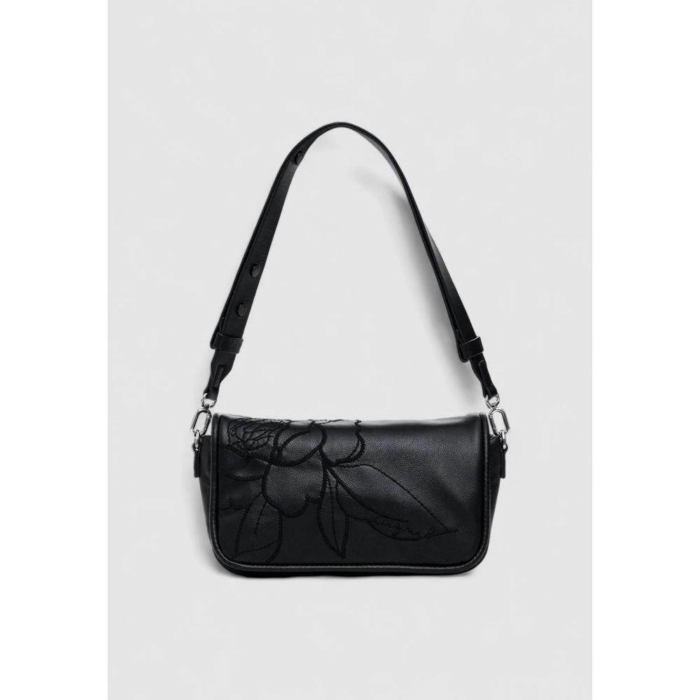 Desigual Black Polyethylene Handbag - Arichezz.store