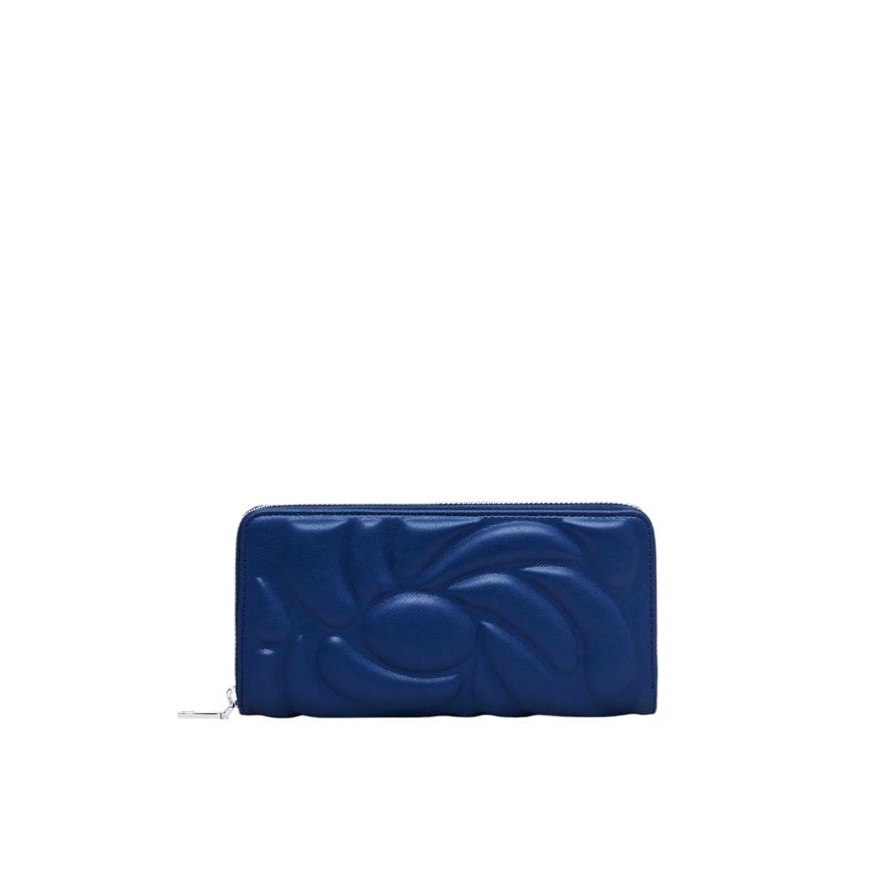 Desigual Blue Polyethylene Wallet - Arichezz.store