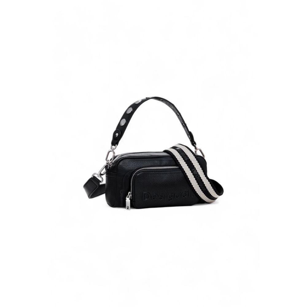 Desigual Black Polyethylene Handbag - Arichezz.store