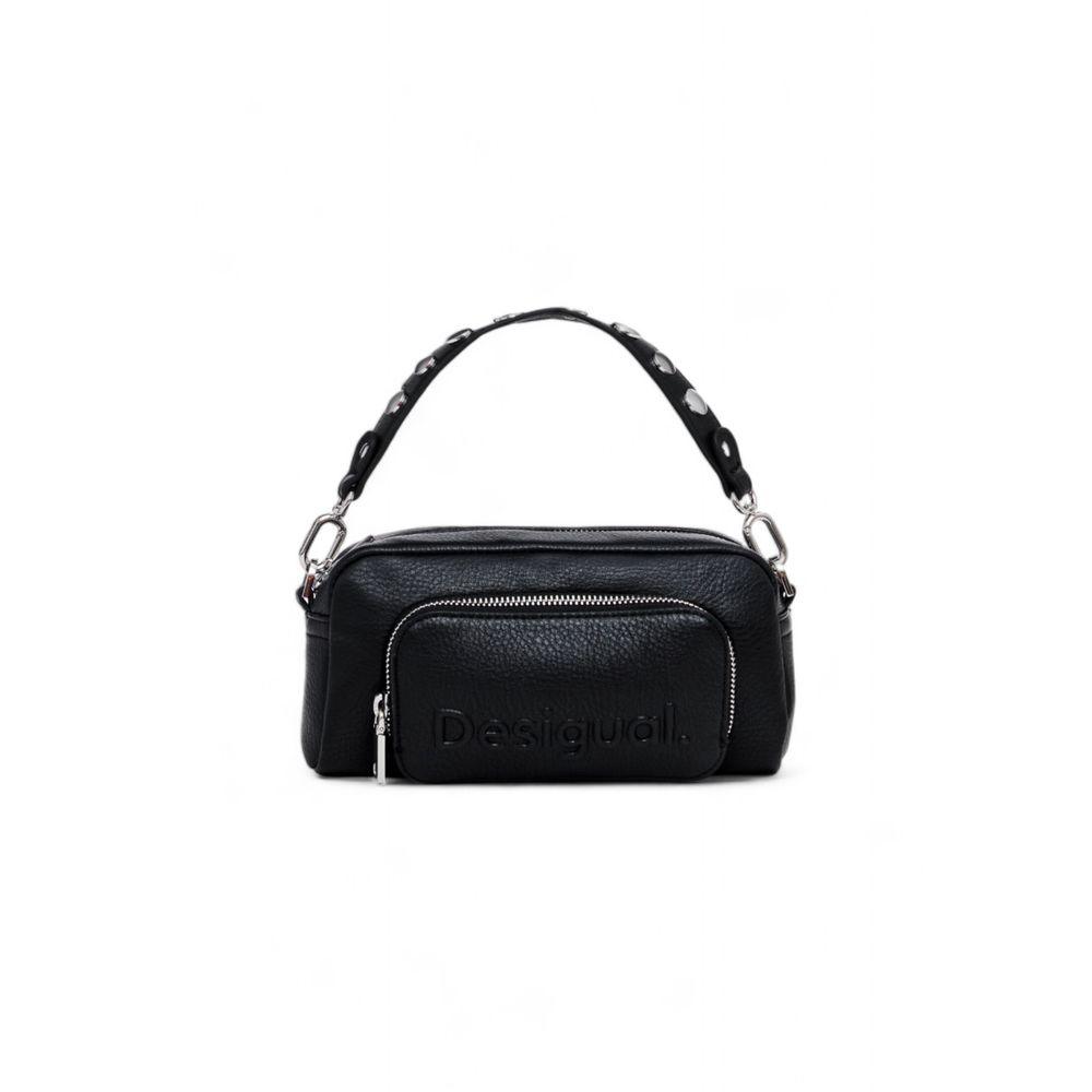 Desigual Black Polyethylene Handbag - Arichezz.store