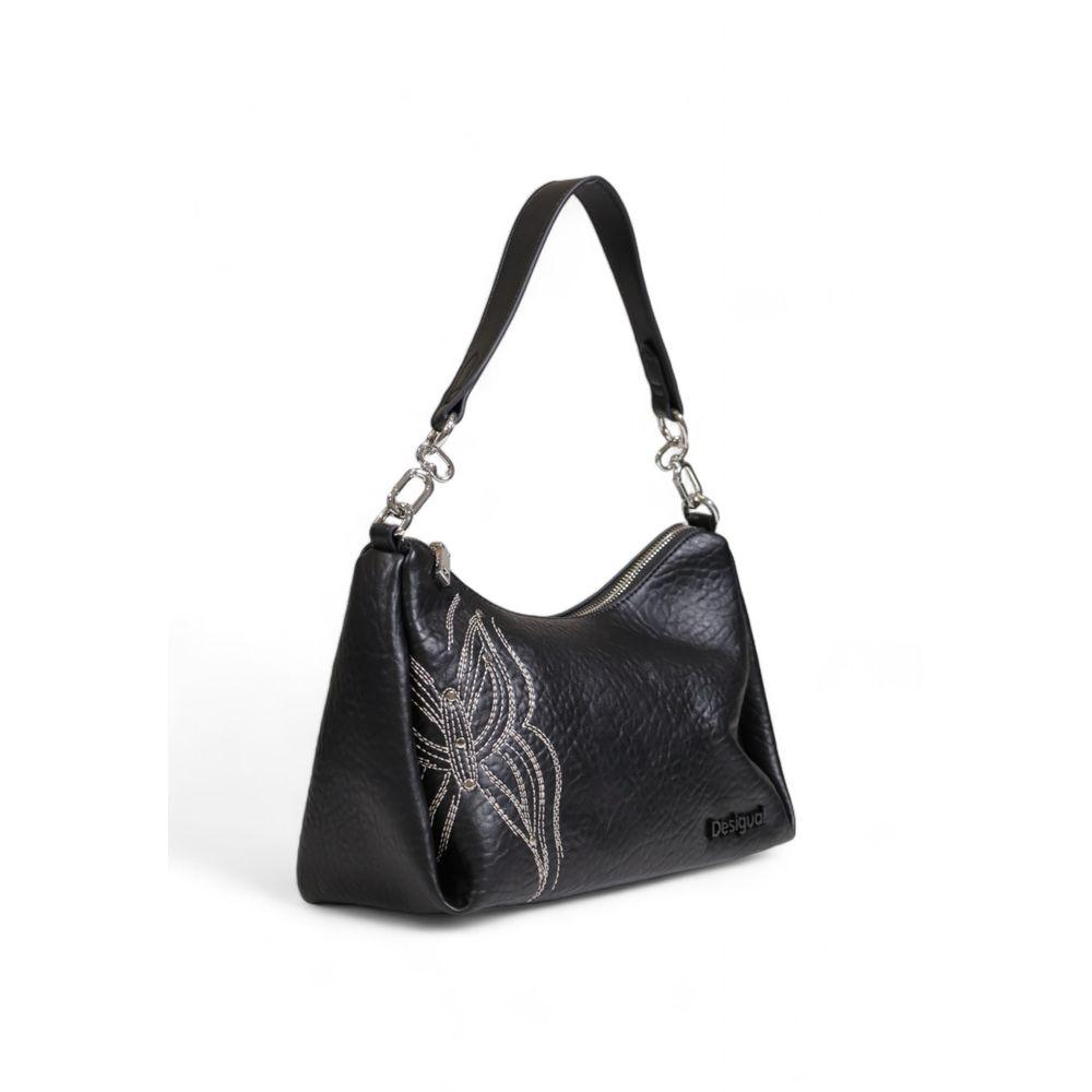 Desigual Black Polyethylene Handbag - Arichezz.store