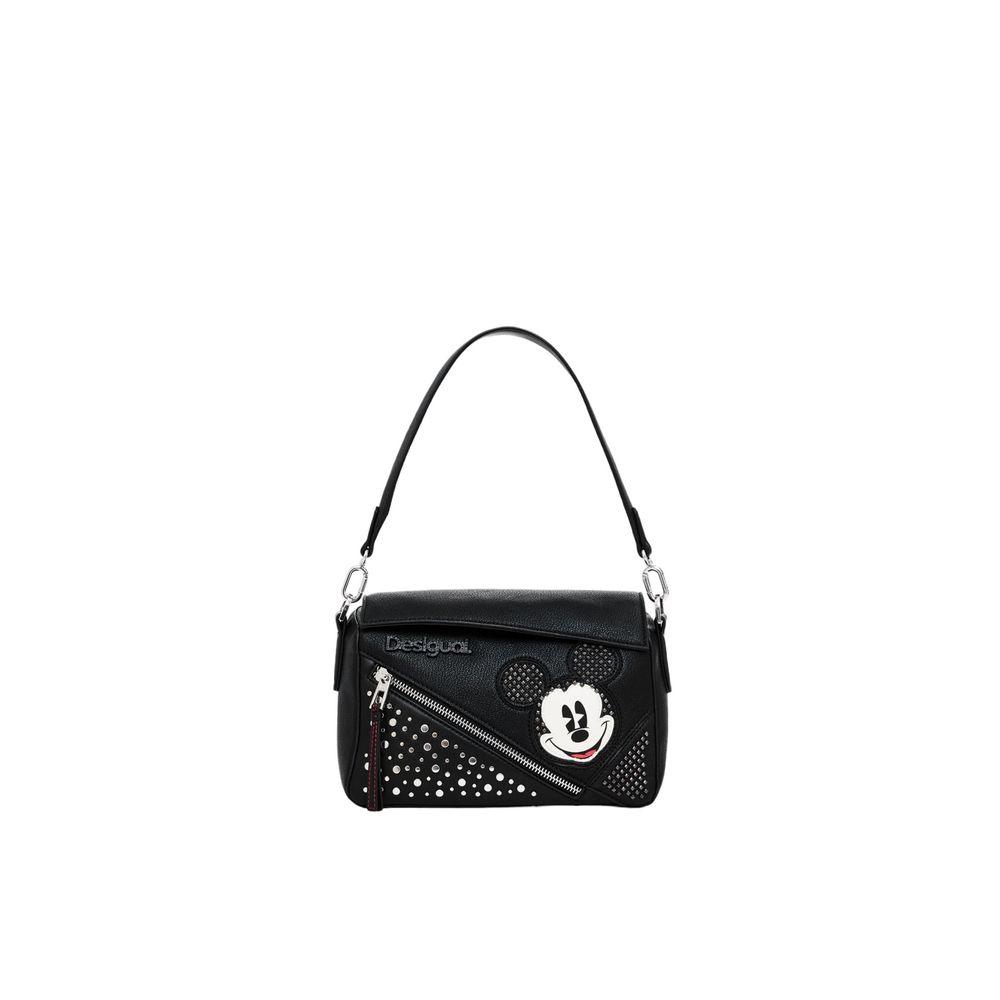 Desigual Black Polyethylene Handbag - Arichezz.store