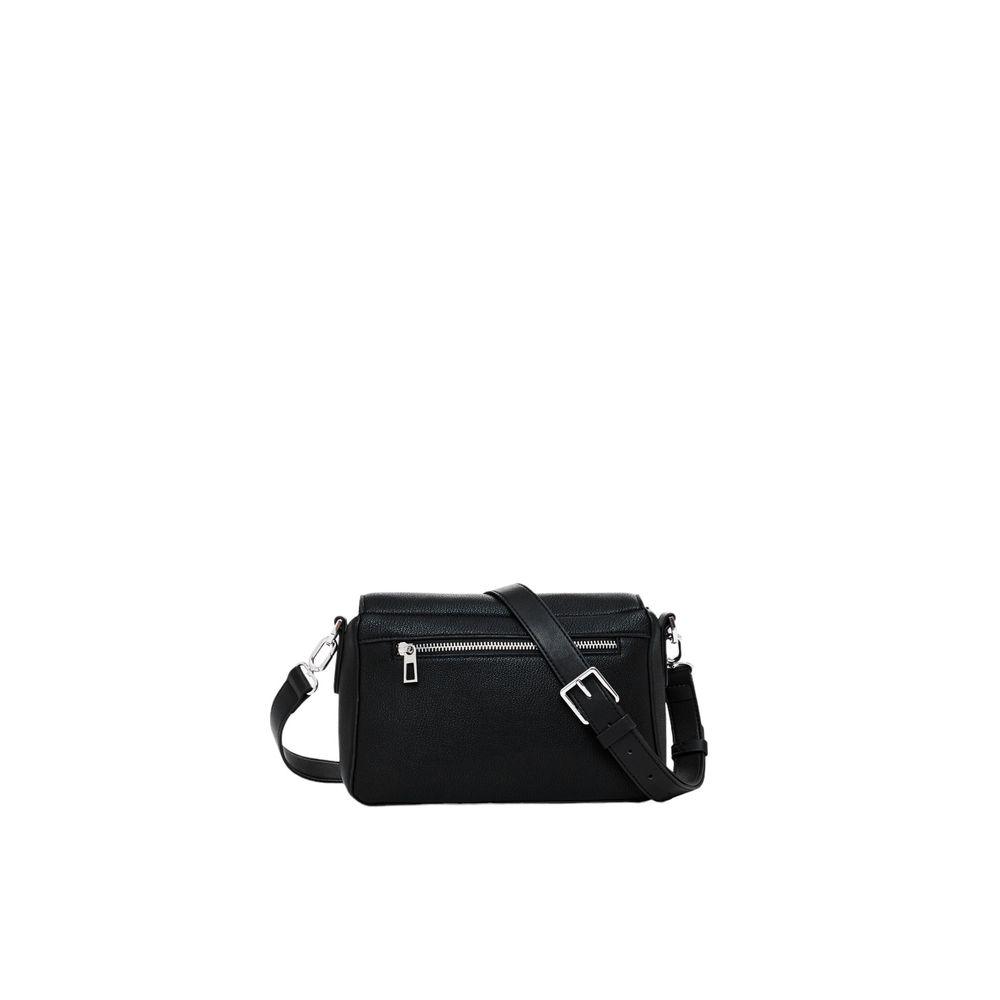 Desigual Black Polyethylene Handbag - Arichezz.store