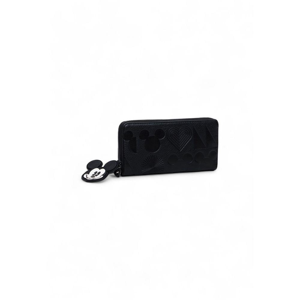 Desigual Black Polyethylene Wallet - Arichezz.store