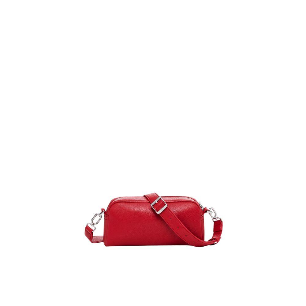 Desigual Red Polyethylene Handbag - Arichezz.store