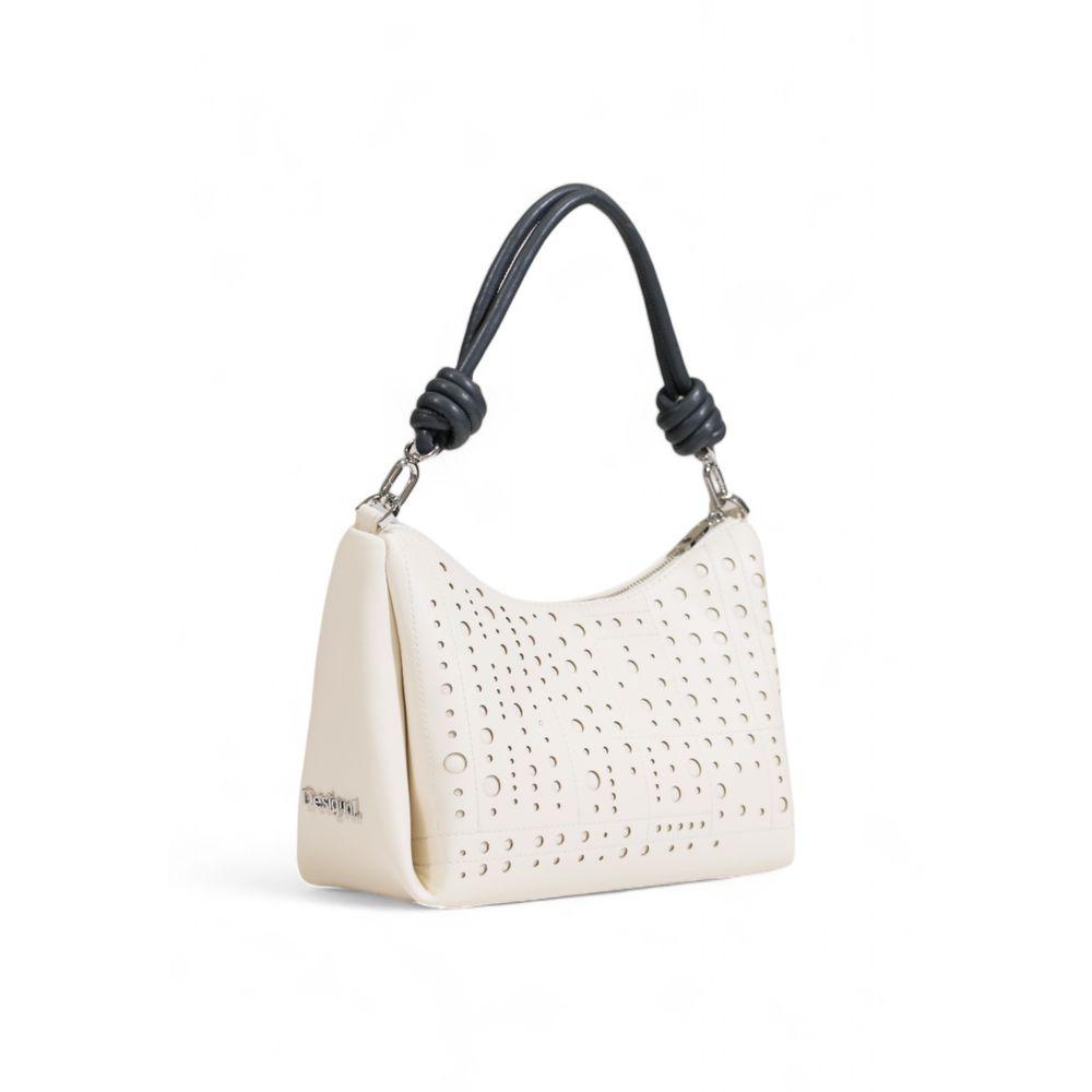 Desigual Beige Polyethylene Handbag - Arichezz.store