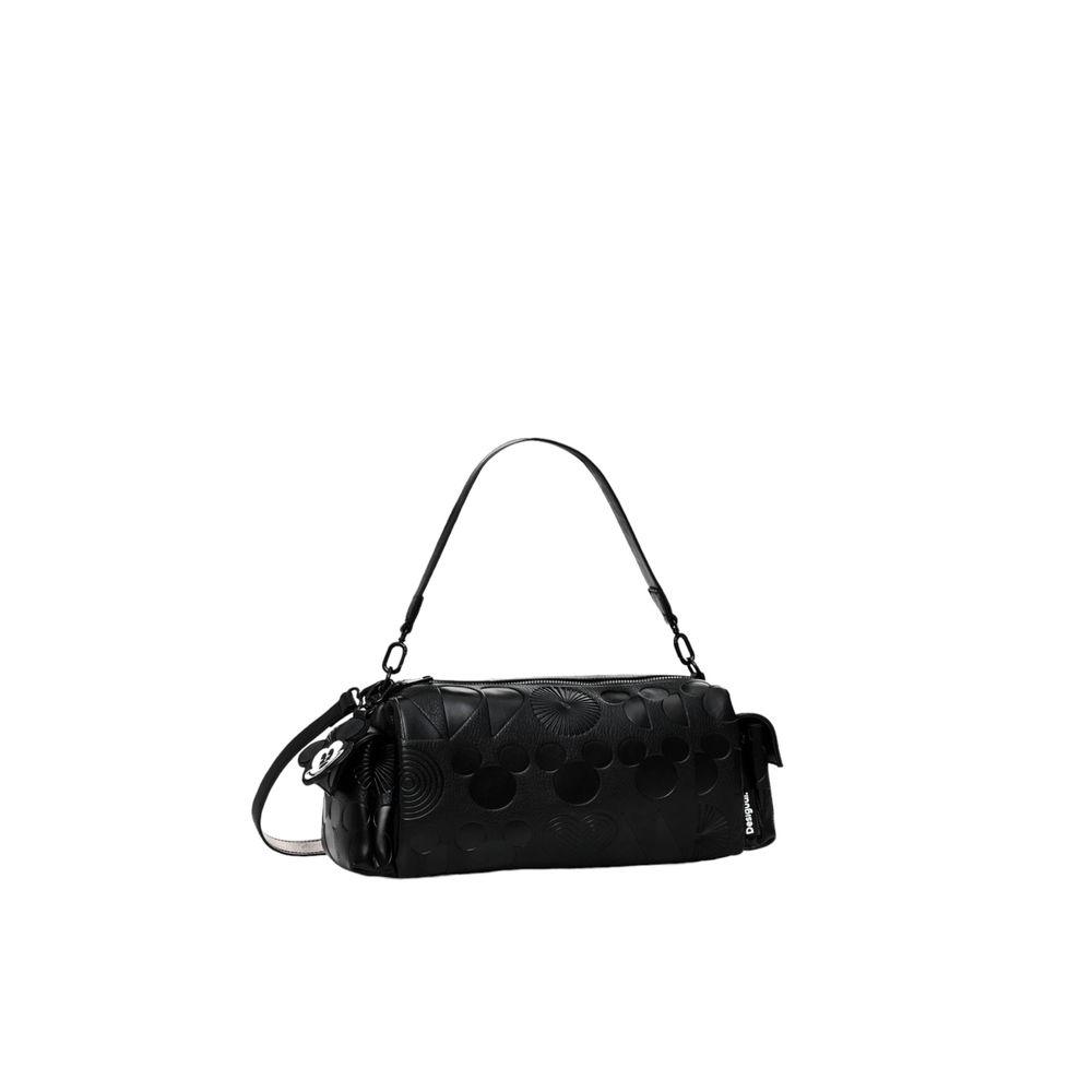 Desigual Black Polyethylene Handbag - Arichezz.store