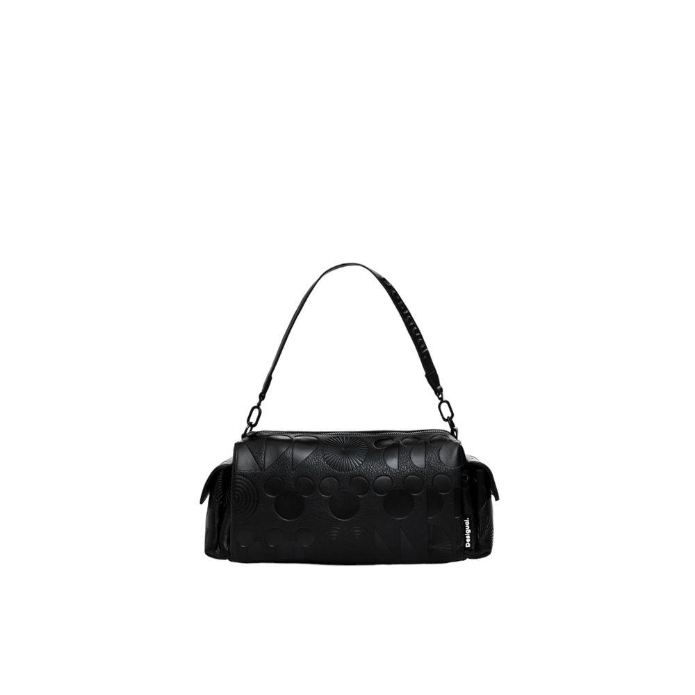 Desigual Black Polyethylene Handbag - Arichezz.store