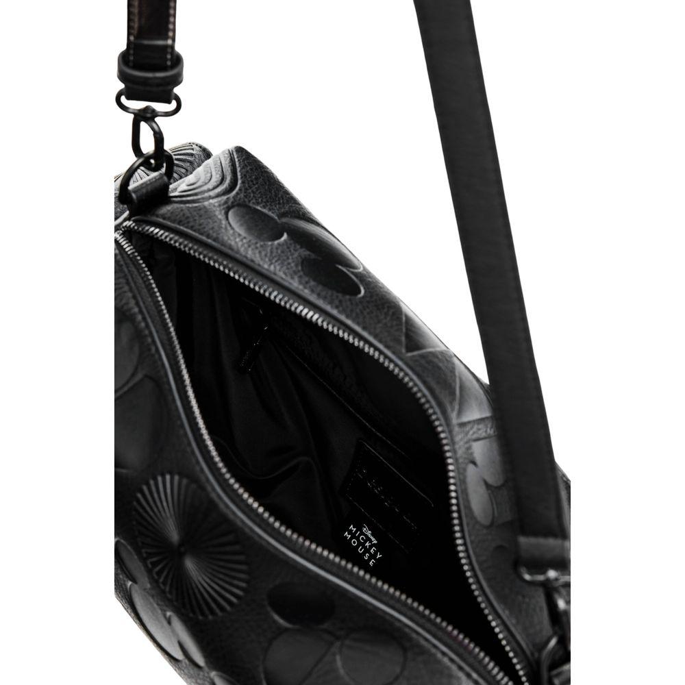 Desigual Black Polyethylene Handbag - Arichezz.store