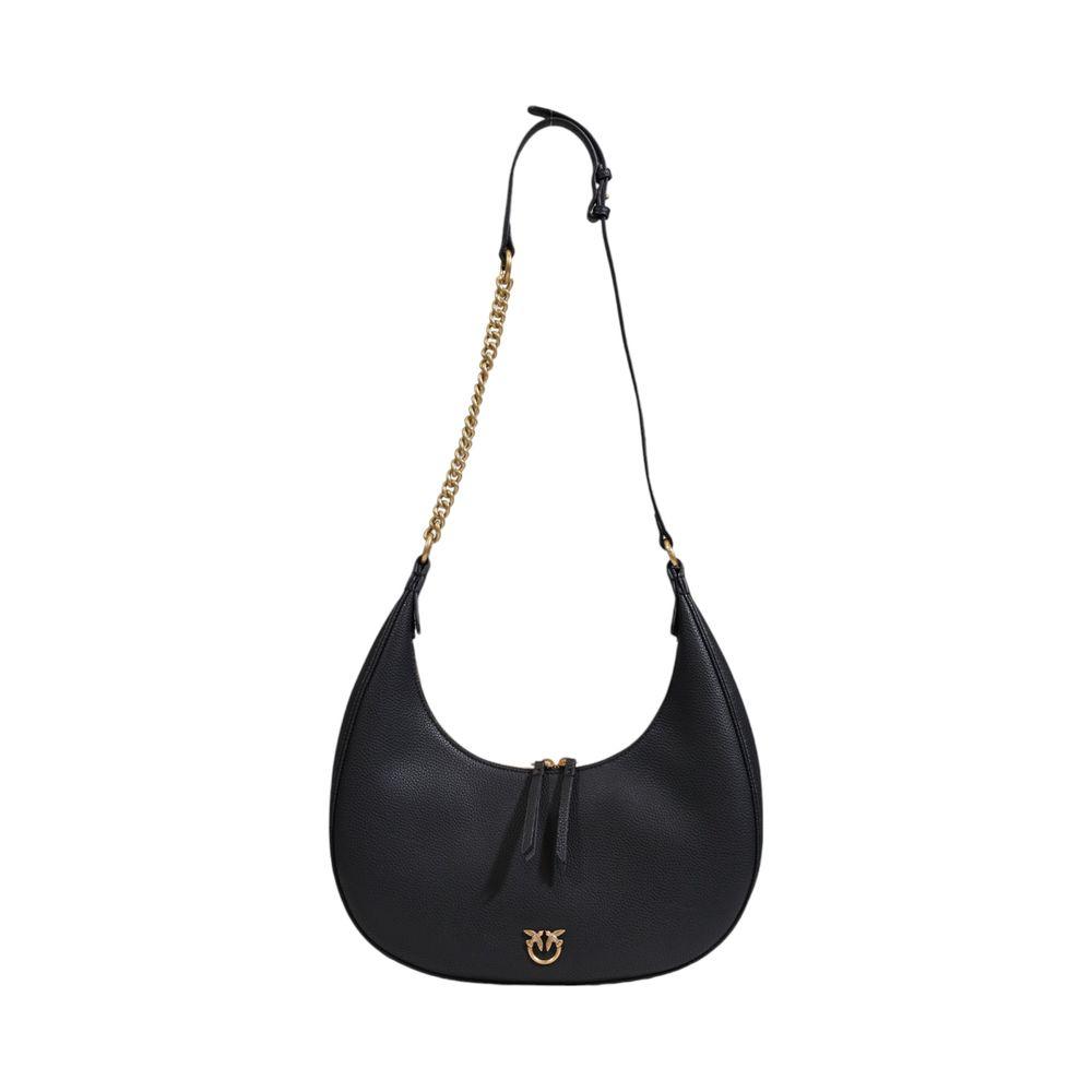 PINKO Black Leather Handbag - Arichezz.store