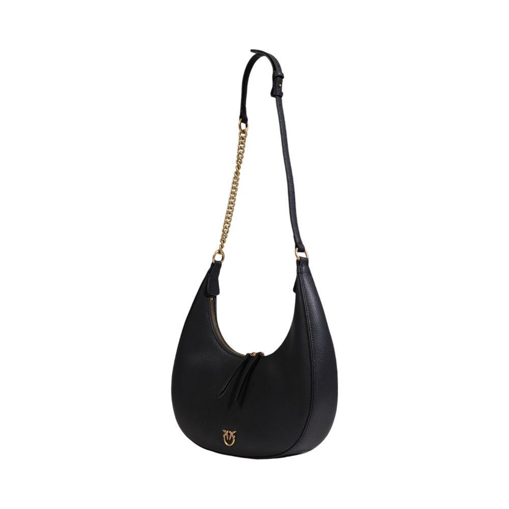 PINKO Black Leather Handbag - Arichezz.store