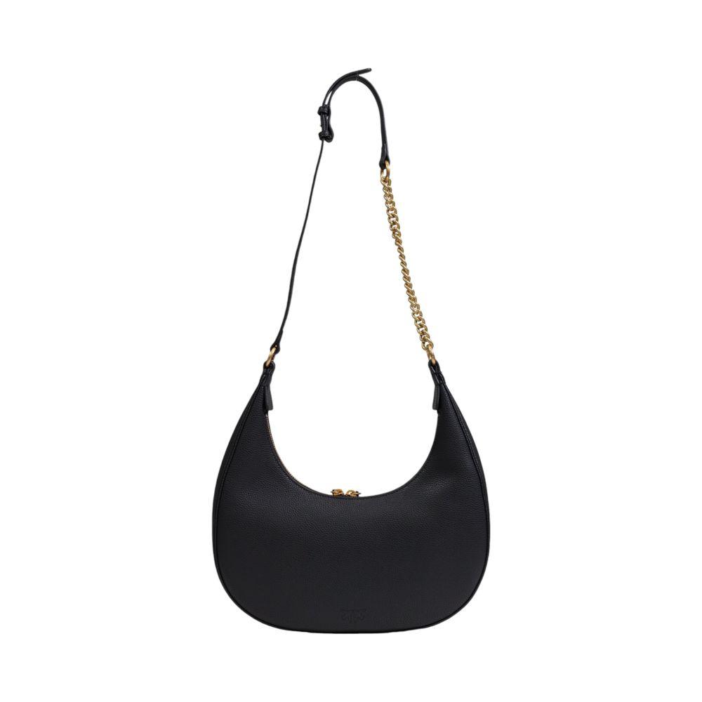 PINKO Black Leather Handbag - Arichezz.store