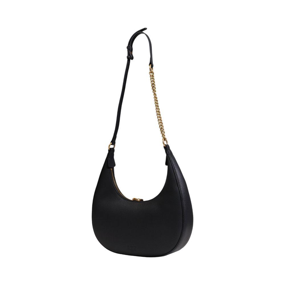 PINKO Black Leather Handbag - Arichezz.store