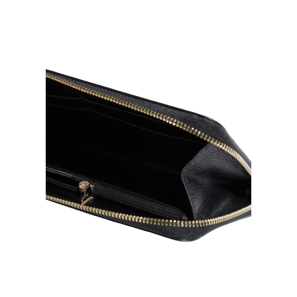 Furla Black Leather Wallet - Arichezz.store