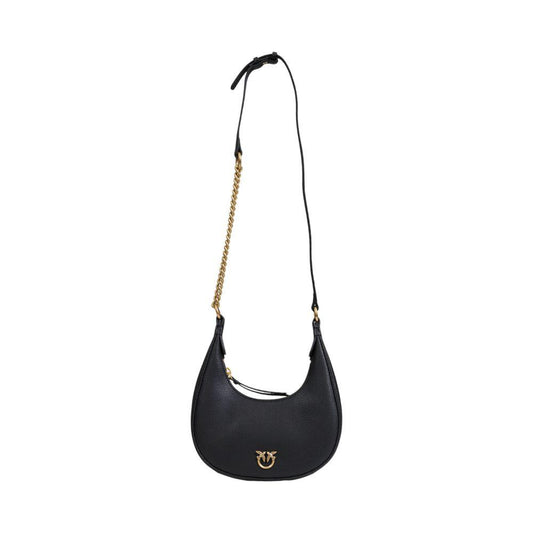 PINKO Black Leather Handbag - Arichezz.store