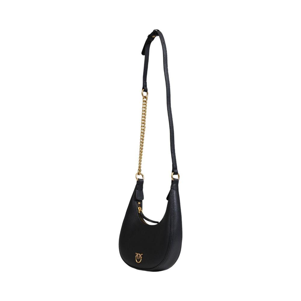 PINKO Black Leather Handbag - Arichezz.store