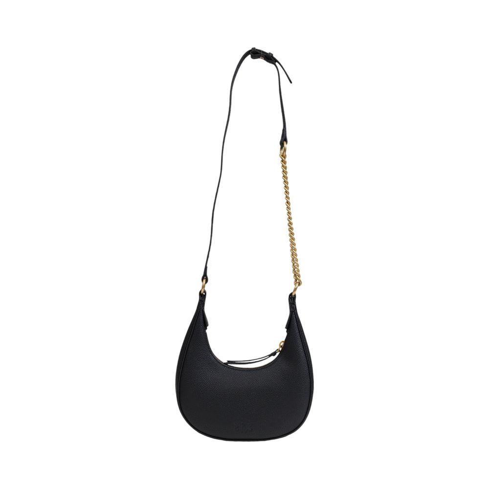 PINKO Black Leather Handbag - Arichezz.store