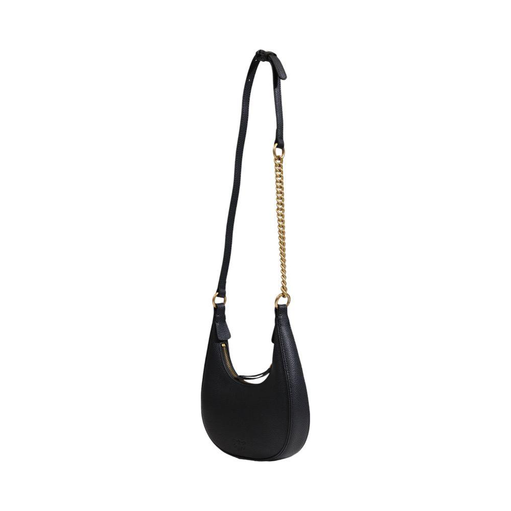 PINKO Black Leather Handbag - Arichezz.store