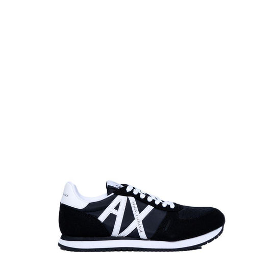 Armani Exchange Black Polyester Sneaker - Arichezz.store